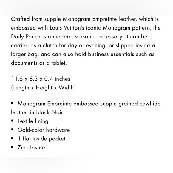 Authentic Louis Vuitton Daily Pouch - Picture 9 of 9